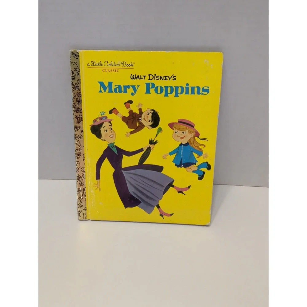 Mary Poppins Walt Disney A Little Golden Book D113 .29 1964